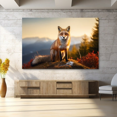 Large Fox Painting